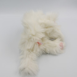 Peluche chat blanc collier rose TYCO KITTY KITTY KITTEN 1992