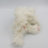 Peluche chat blanc collier rose TYCO KITTY KITTY KITTEN 1992
