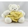 Doudou ours plume bleu blanc KALOO 1998