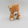 Ancienne peluche ours marron blanc avec pouet