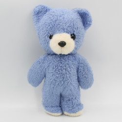 Ancien doudou peluche ours bleu NOUNOURS