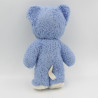 Ancien doudou peluche ours bleu NOUNOURS