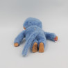 Ancienne Peluche Singe Kiki bleu AJENA