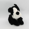Peluche chien noir blanc LOUISE MANSEN