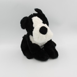 Peluche chien noir blanc LOUISE MANSEN