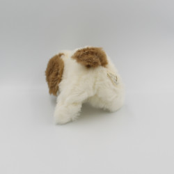 Peluche chien marron blanc ANIMA