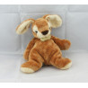 Doudou lapin marron beige DOUDOU ET COMPAGNIE 