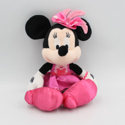 Peluche Minnie robe rose satin DISNEY NICOTOY
