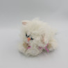 Peluche chat blanc ruban rose TYCO KITTY KITTY KITTENS 1992