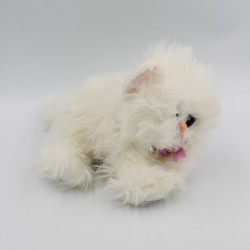 Peluche chat blanc ruban rose TYCO KITTY KITTY KITTENS 1992