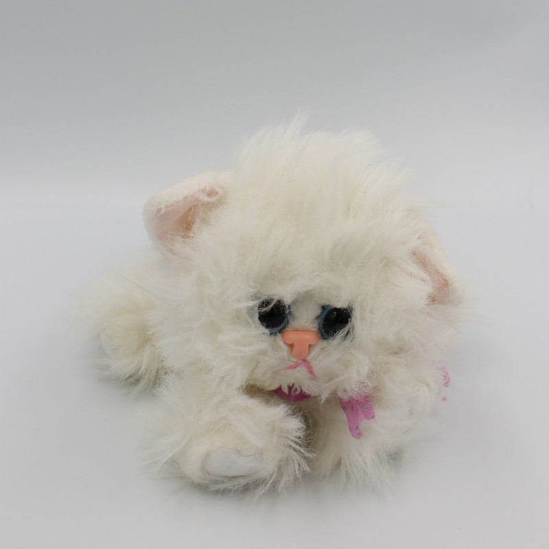 peluche chat rose