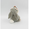 Doudou peluche lapin gris Pan-pan Panpan BAMBI DISNEY