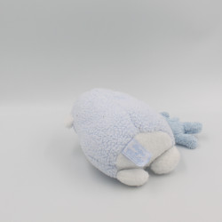Doudou hérisson bleu avec ours bleu TARTINE ET CHOCOLAT