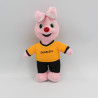 Peluche lapin rose PILE DURACELL