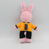 Peluche lapin rose PILE DURACELL