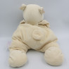 Doudou ours beige écru jaune Tonton NOUKIE'S