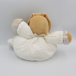 Doudou lapin gris blanc lin dragée KALOO 30 cm