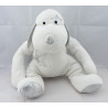 Doudou chien blanc argenté étoile DOUGLAS 2008