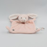 Doudou plat lapin rose étoile GRAIN DE BLE