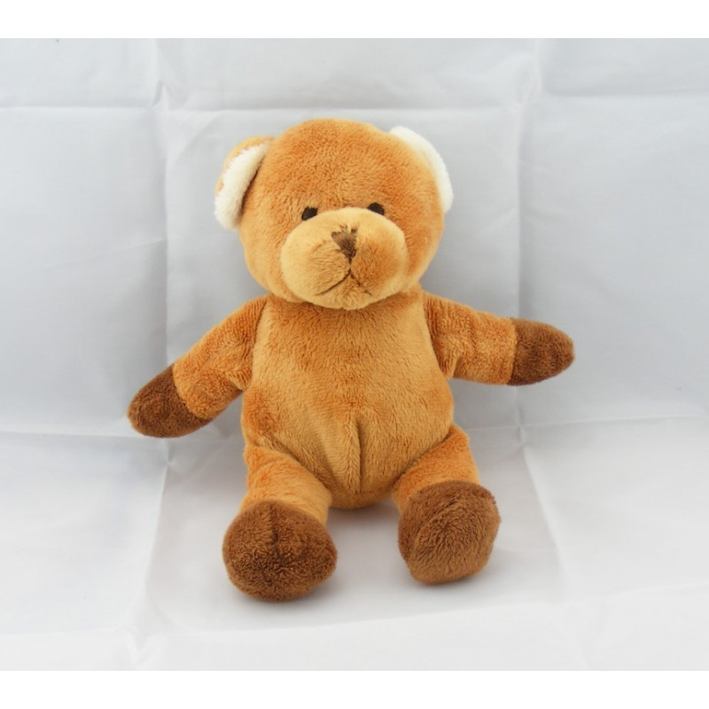 Doudou ours brun marron LASER