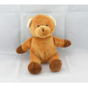 Doudou ours brun marron LASER