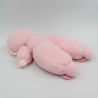 Ancien doudou poupée chiffon rose JEMINI 27 cm