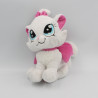 Peluche chat blanc rose pailleté Marie Les Aristochats DISNEY NICOTOY