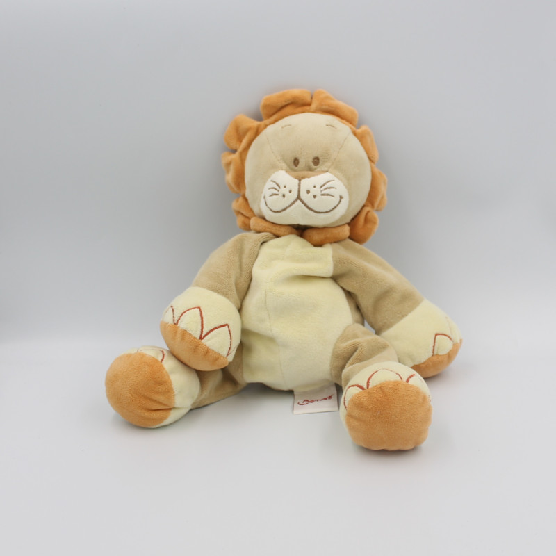 Doudou lion beige orange jungle BENGY