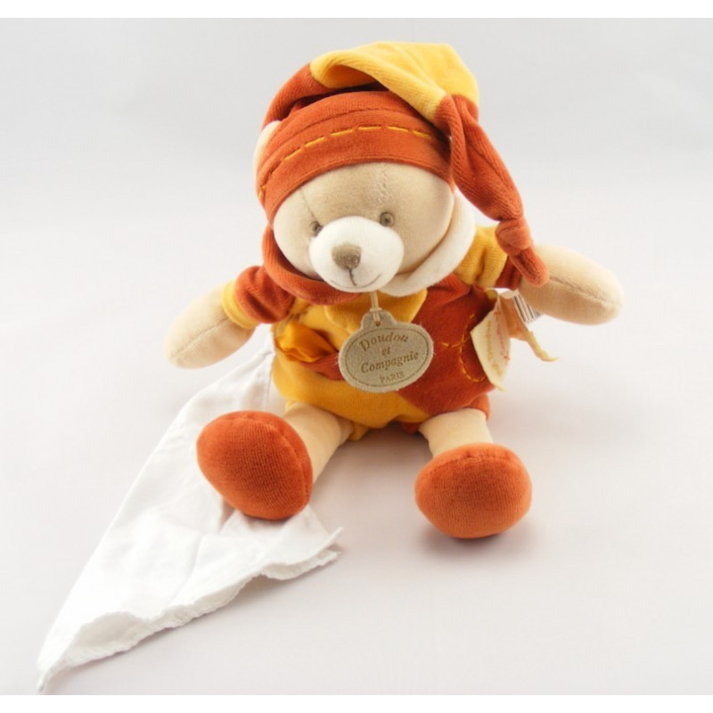 doudou et compagnie ours mouchoir