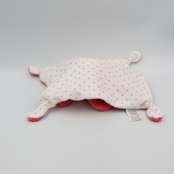 Doudou plat ours lapin rose blanc la plus jolie Simba Toys GEMO