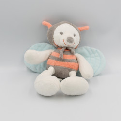 Doudou musical ours papillon abeille blanc rose bleu gris NATTOU