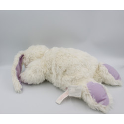 Poupée Lapin blanc mauve ANNE GEDDES 40 cm