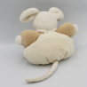 Doudou boule souris écru beige feuille Pure KALOO