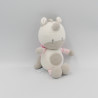 Doudou licorne rose gris blanc Luminou