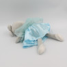 Doudou souris grise robe satin bleu tutu H&M