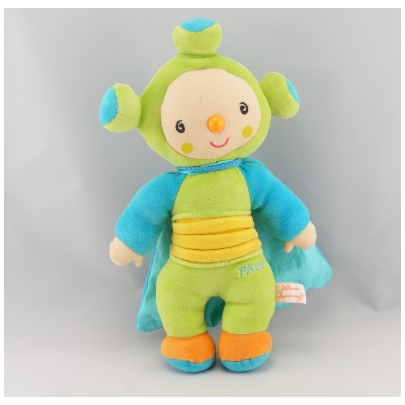 Doudou lutin fille oiseau rose Pata KATHERINE ROUMANOFF 