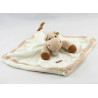 Doudou plat carré girafe mon doudou Calin BABY NAT 