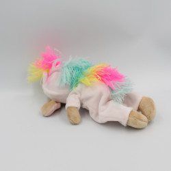 Doudou lapin beige combinaison licorne rose H&M