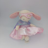 Doudou lapin blanc robe satin rose cape masque H&M