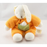 Doudou et compagnie lapin orange vert baby nat