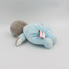 Doudou Tchoupi bleu ciel avec petit lapin mouchoir NICOTOY