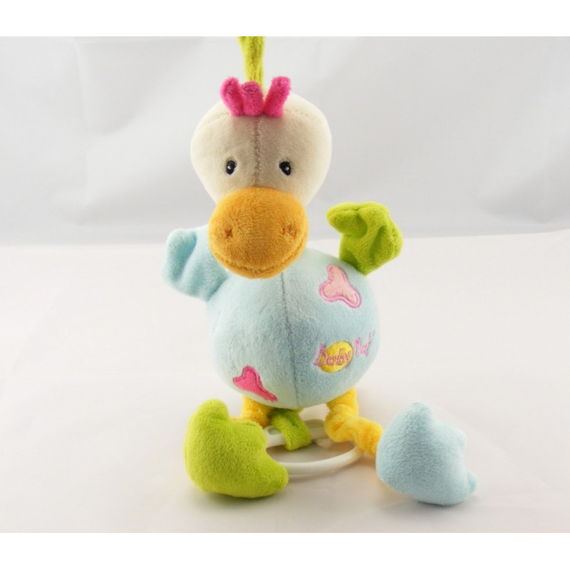 Doudou canard oie rose Baby nat