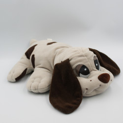 Ancienne Peluche chien gris marron Wauzi année 1994