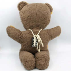 Ancienne peluche ours beige marron FLOKI