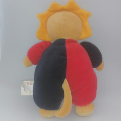 Doudou lion beige rouge bleu marine jaune BENGY