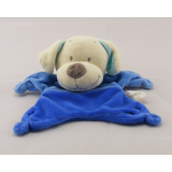 Doudous plats Chien bleu Nicotoy 