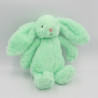 Doudou peluche lapin vert JELLYCAT 30 cm