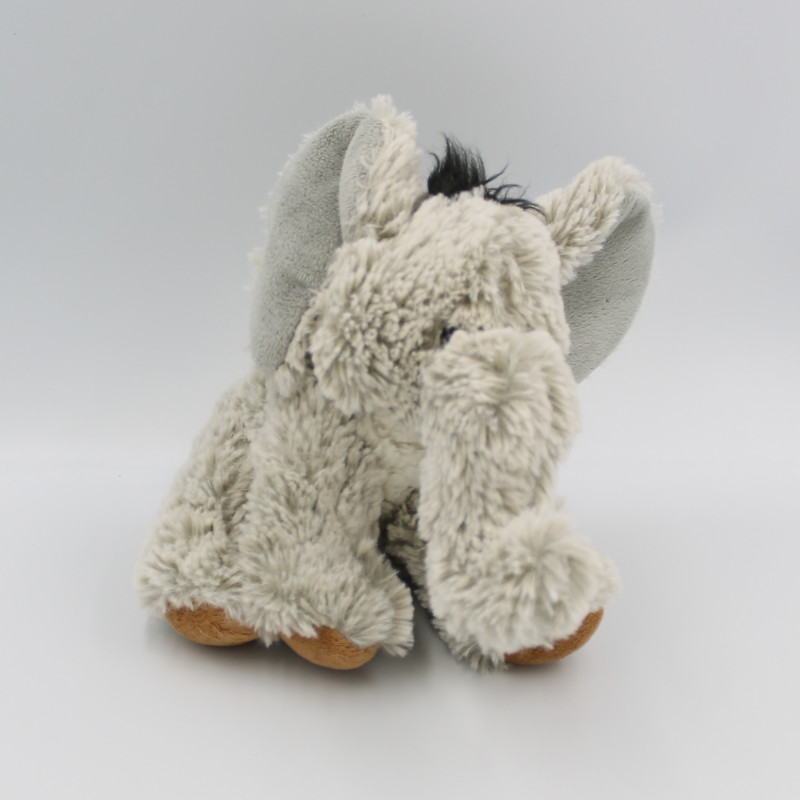 Doudou peluche éléphant gris NATURE COLLECTION