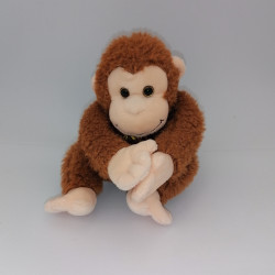 Doudou singe marron les Bananous GIPSY