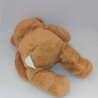 Doudou peluche ours marron VACO